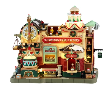 Lemax Christmas cake factory