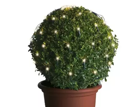 Lumineo Netverlichtingled buxus ø35cm 60led warm wit - afbeelding 2