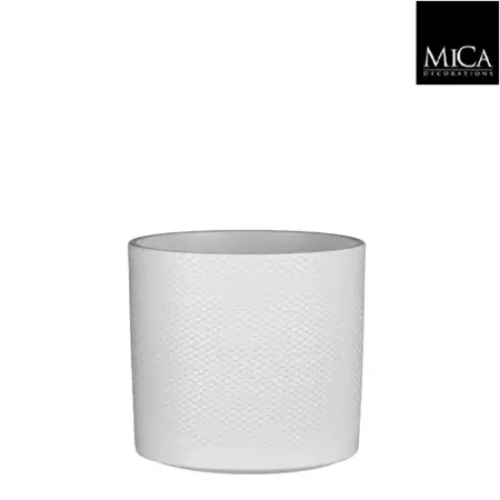 Mica Decorations Era pot wit relief 21x23cm