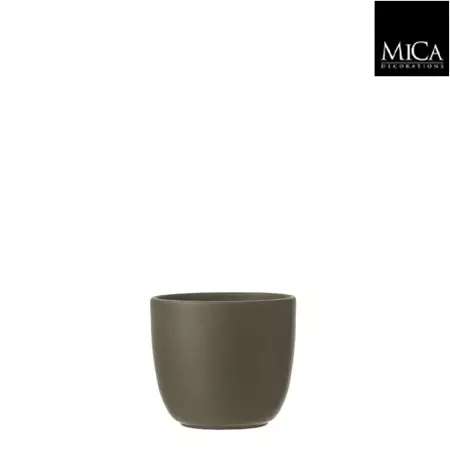 Mica Decorations tusca pot groen 11x12cm