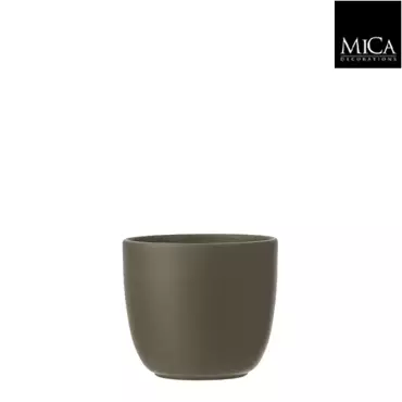 Mica Decorations tusca pot groen 14x13cm