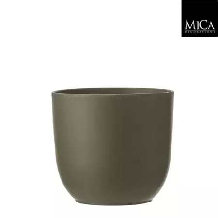 Mica Decorations tusca pot groen 20x19cm