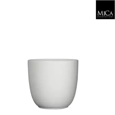 Mica Decorations tusca pot mat wit 20x23cm