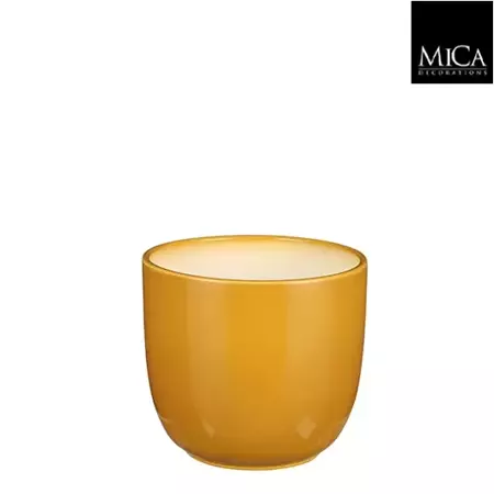 Mica Decorations Tusca pot oker 14x15cm