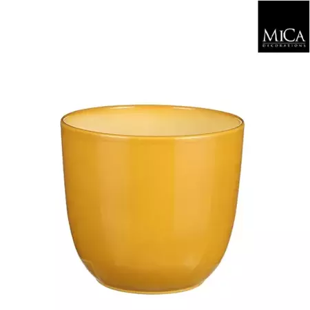 Mica Decorations Tusca pot oker 19x20cm