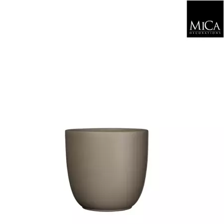 Mica Decorations tusca pot taupe 16x17cm