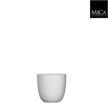 Mica Decorations tusca pot wit 11x12cm