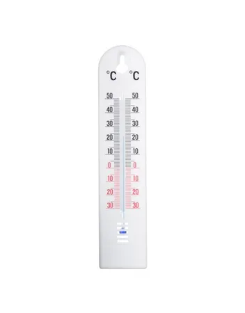 Nature Muurthermometer kelvin 2 wit