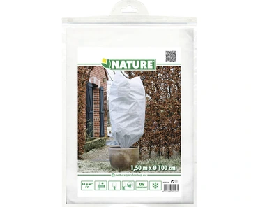 Nature winterhoes met koord h1.50d1m wit - afbeelding 1