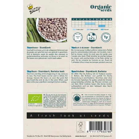 Organic stamslaboon kievit laag 15g - afbeelding 2