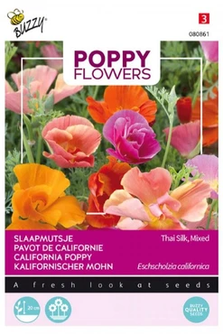 Papaver thai silk - afbeelding 1