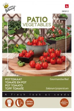 Patio tomaat gourmandise red 10zdn - afbeelding 1