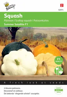 Patisson courgette colour mix 1.5g - afbeelding 1