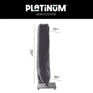 Platinum AeroCover Free-arm parasol cover H250cm - afbeelding 1