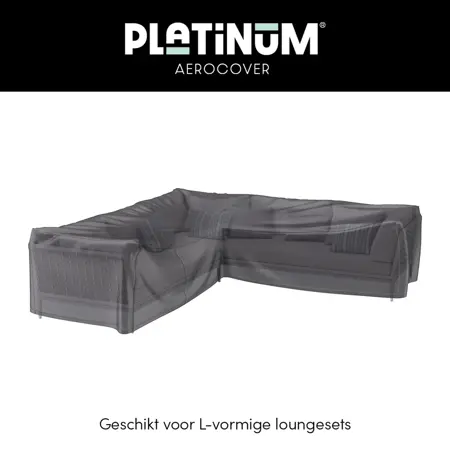 Platinum AeroCover Hoek LoungeBank hoes255x255x100xH70cm - afbeelding 2