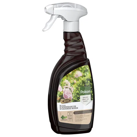 Pokon Bio Kuur Voor Weerbare en Gezonde Rozen Spray 750ml - afbeelding 1