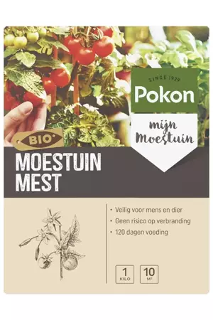 Pokon Bio Moestuin Mest 1kg - afbeelding 1