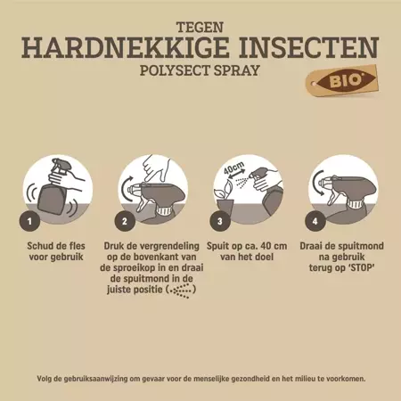 Pokon Bio Tegen Hardnekkige Insecten Polysect Spray 800ml - afbeelding 5