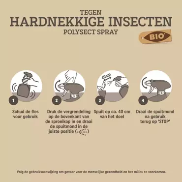 Pokon Bio Tegen Hardnekkige Insecten Polysect Spray 800ml - afbeelding 5