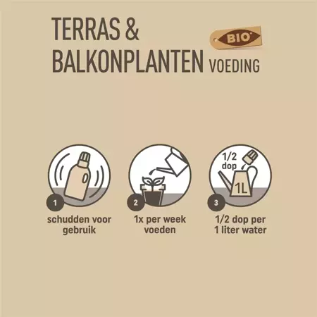 Pokon Bio Terras & Balkon Planten Voeding 1L - afbeelding 5