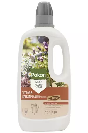 Pokon Bio Terras & Balkon Planten Voeding 1L - afbeelding 1