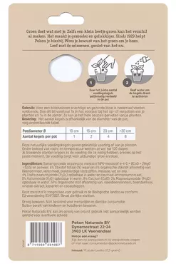 Pokon Bio Terras en Balkon Planten Voedingskegels 15st - afbeelding 3