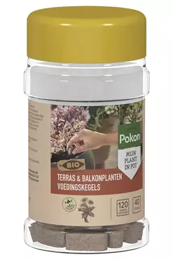 Pokon Bio Terras en Balkon Planten Voedingskegels 40st - afbeelding 2