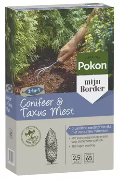 Pokon Conifeer en taxus mest 2,5kg - afbeelding 2