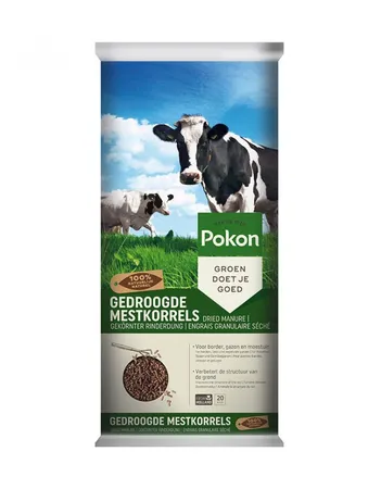 Pokon gedroogde mestkorrels 20kg