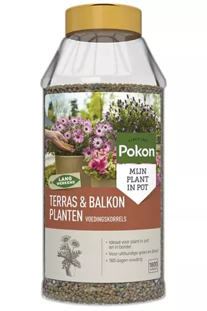 Pokon Terras en Balkon Planten Voedingskorrels 1800gr - afbeelding 1