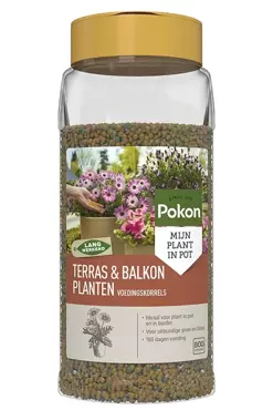 Pokon Terras en Balkon Planten Voedingskorrels 800gr - afbeelding 1