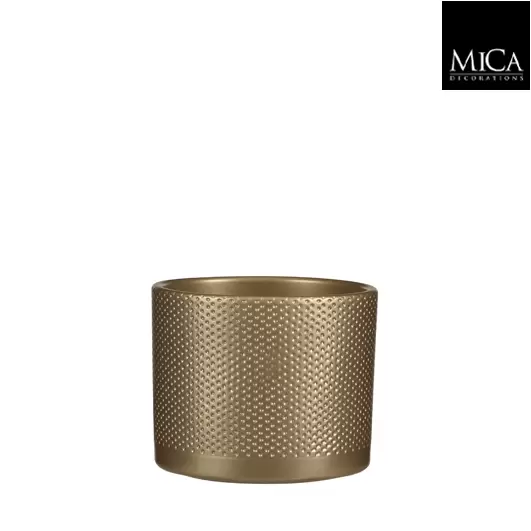 Mica Decorations Era Ronde Pot Goud Relief Maat In Cm X