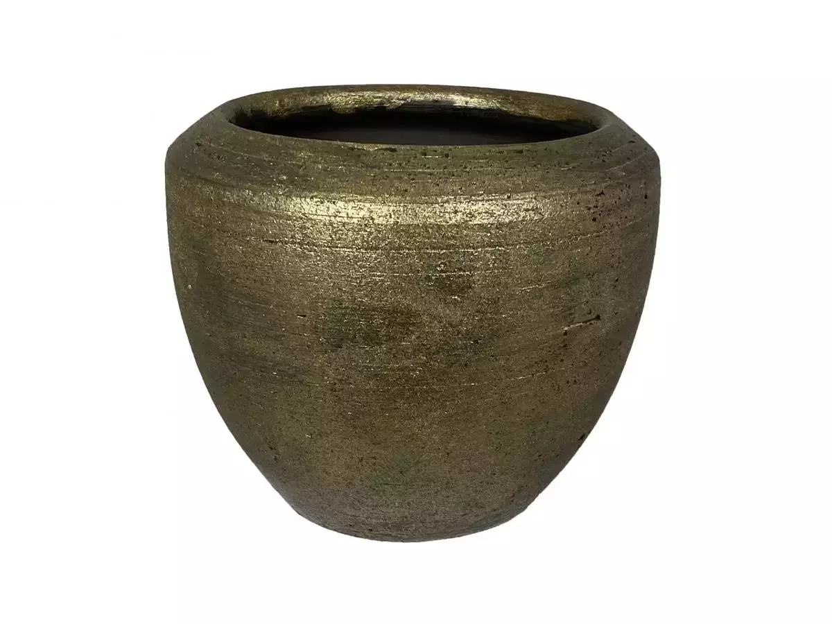 HS Potterie pot kos goud maat in cm: 27 x 30