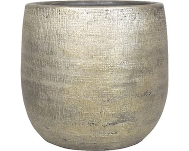 Pot mira d39h36cm industrieel goud - afbeelding 1