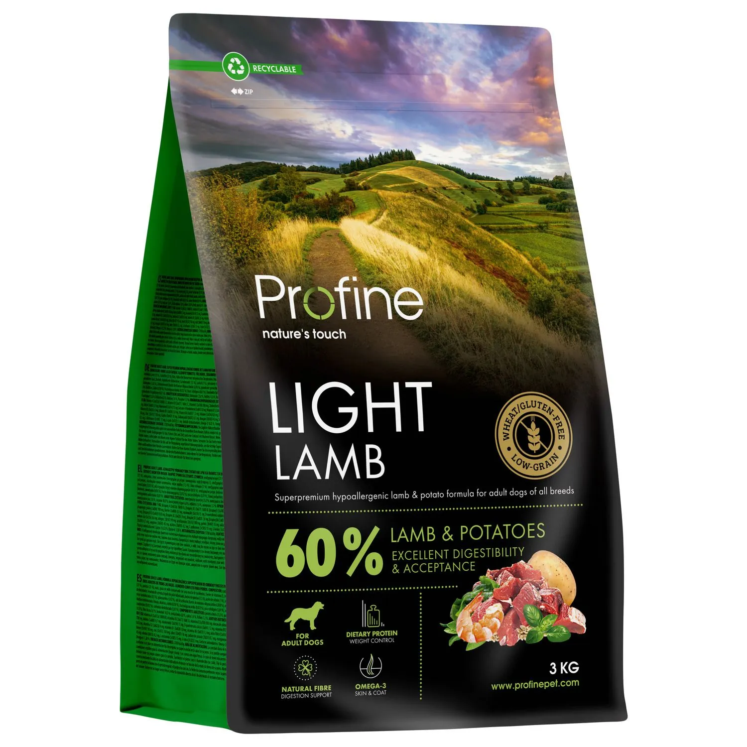 Profine Light Lam Hondenvoer 3kg