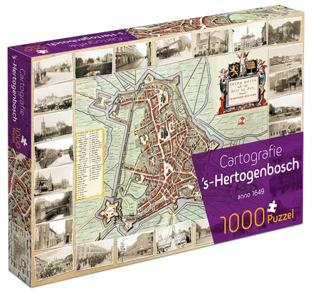 Puzzel Cartografie 's-Hertogenbosch 1000 stukjes