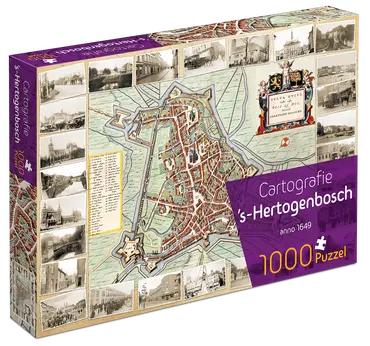 Puzzel Cartografie 's-Hertogenbosch 1000 stukjes