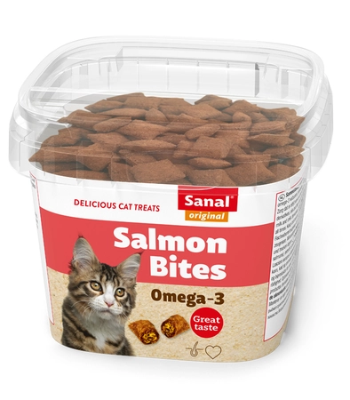 Sanal Kat bites salmon cup 75gr