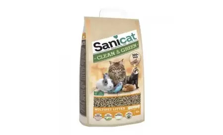 Sanicat clean & green Houtkorrel 20L