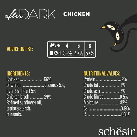 Schesir after dark kip bouillon 80g - afbeelding 2