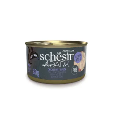 Schesir after dark kip en eend paté 80g - afbeelding 1