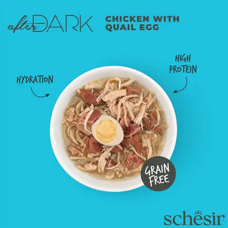 Schesir after dark kip en kwartelei paté 80g - afbeelding 3