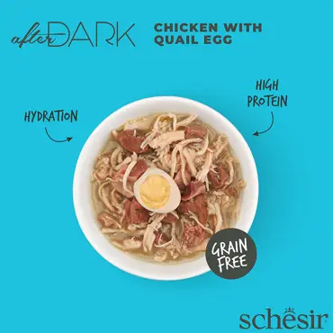 Schesir after dark kip en kwartelei paté 80g - afbeelding 3