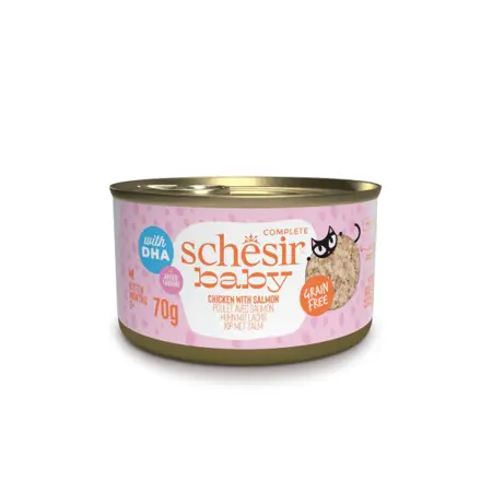 Schesir baby kip en zalm bouillon 70g - afbeelding 1