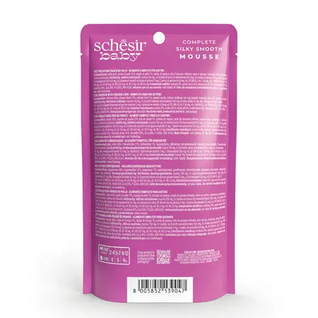 Schesir baby mousse kip en kip lever 70g - afbeelding 3