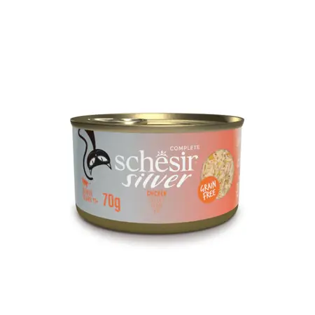 Schesir silver kip bouillon 70g - afbeelding 1