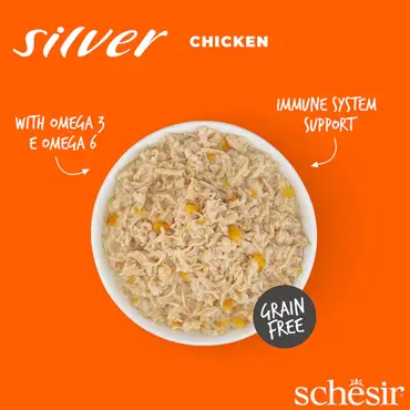 Schesir silver kip bouillon 70g - afbeelding 2