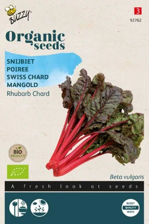 Snijbiet rhubard chard (bio) - afbeelding 1