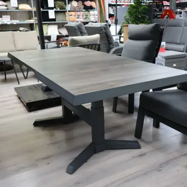 Tafel castilla negro uitrekbaar 143/183x88x54/74cm