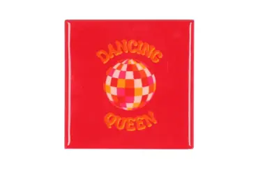 Tegeltje Dancing Queen 10x10x1cm